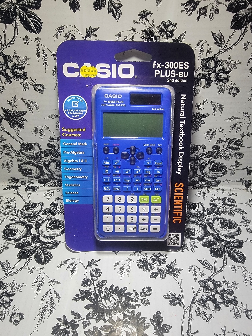 Casio fx-300ES PLUS-BU Scientific Calculator in Blue